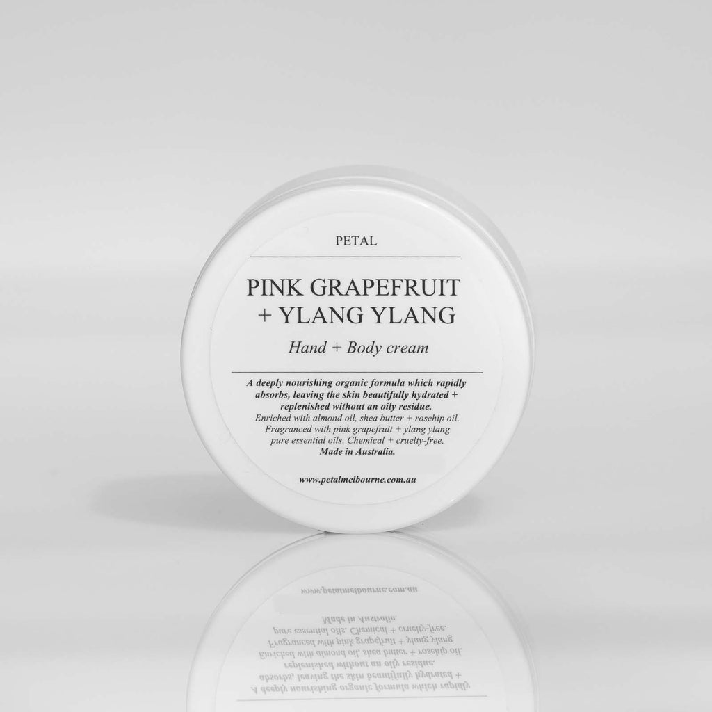 Hand + Body Cream - Pink Grapefruit + Ylang Ylang