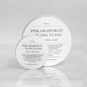 Hand + Body Cream - Pink Grapefruit + Ylang Ylang