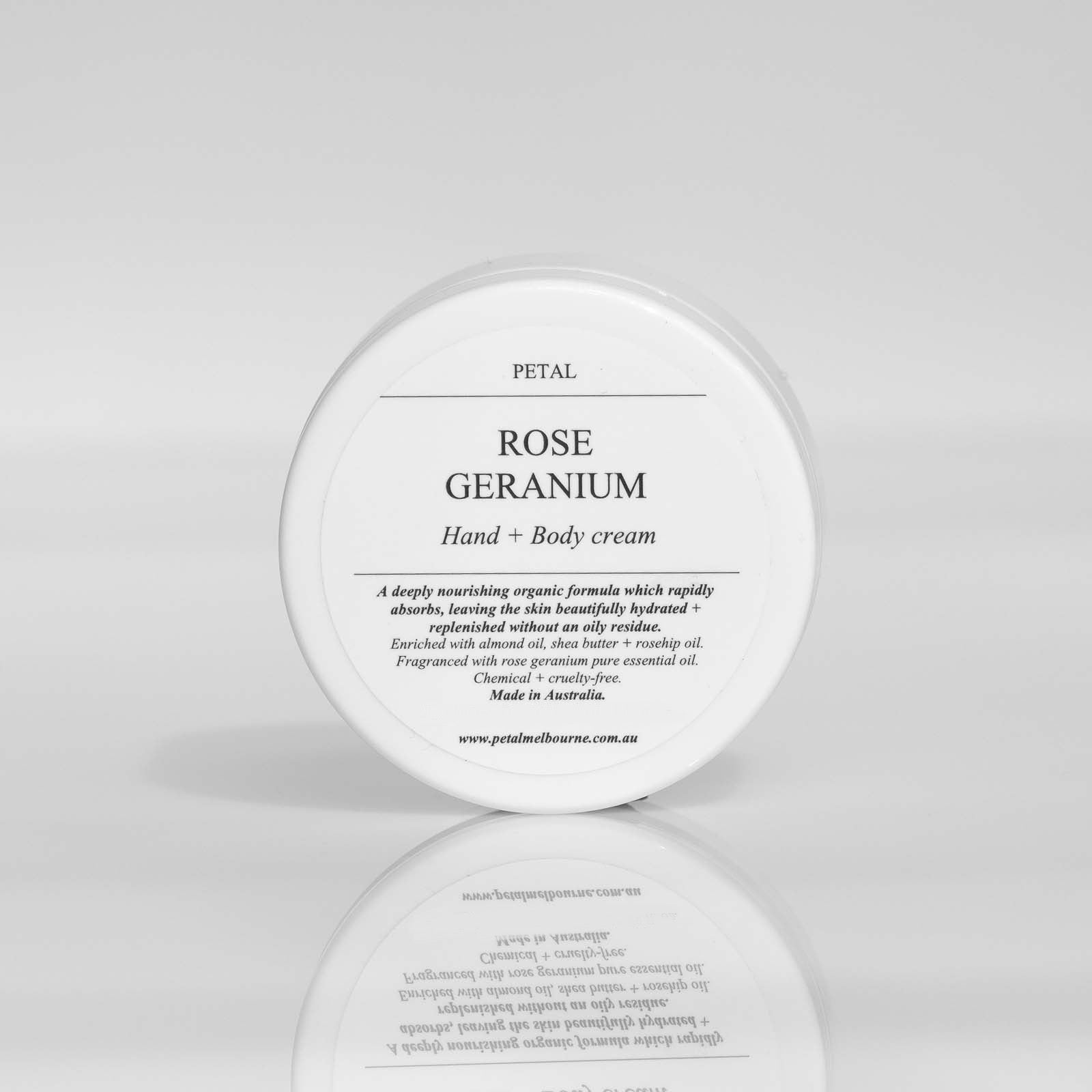 Hand + Body Cream - Rose Geranium